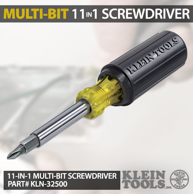 Klein Tools 11-in-1 Screwdriver