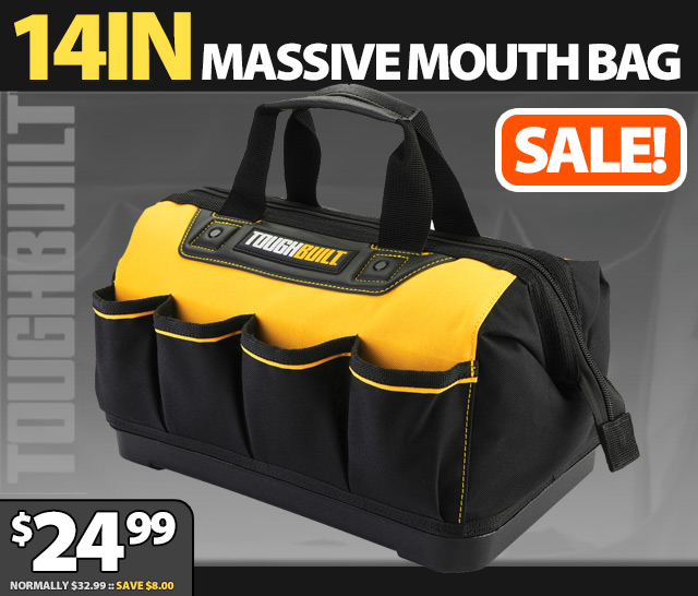 14in Massive Mouth Toughbilt Bag